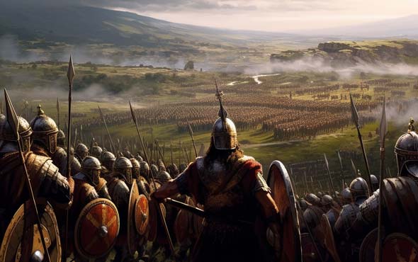Ultimate Guide to Halloween Holiday<br>Origin and Traditions 1 roman armies entering Celtic lands