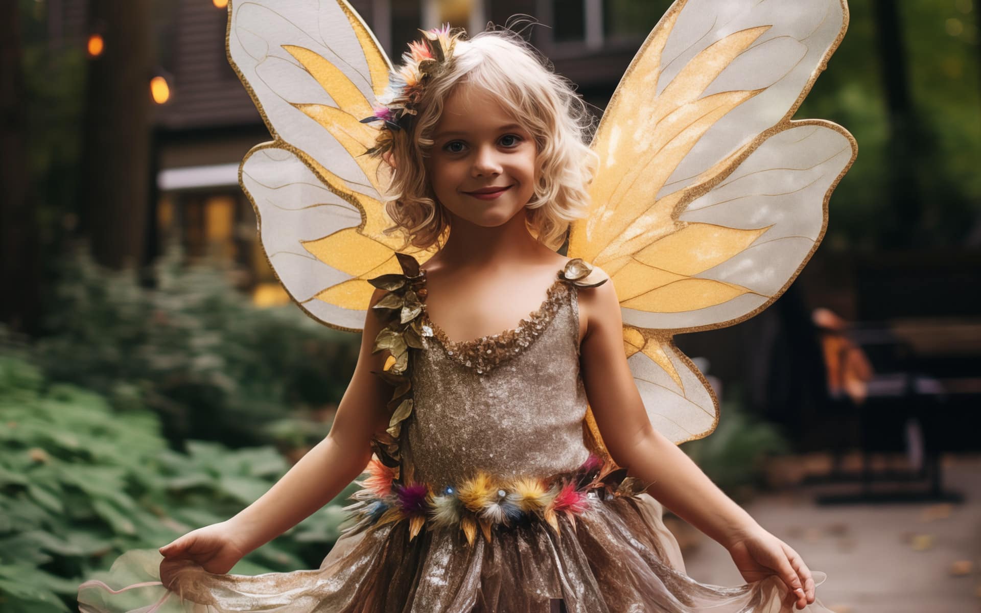 Haunt Couture: 13 Easy DIY Halloween Costumes 5 image of a homemade, do it yourself fairy costume for Halloween