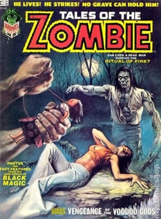 Monsters on Newsstands : Revisiting the Golden Era of American Horror Magazines 3 Tales of the Zombie magaziner cover artwork